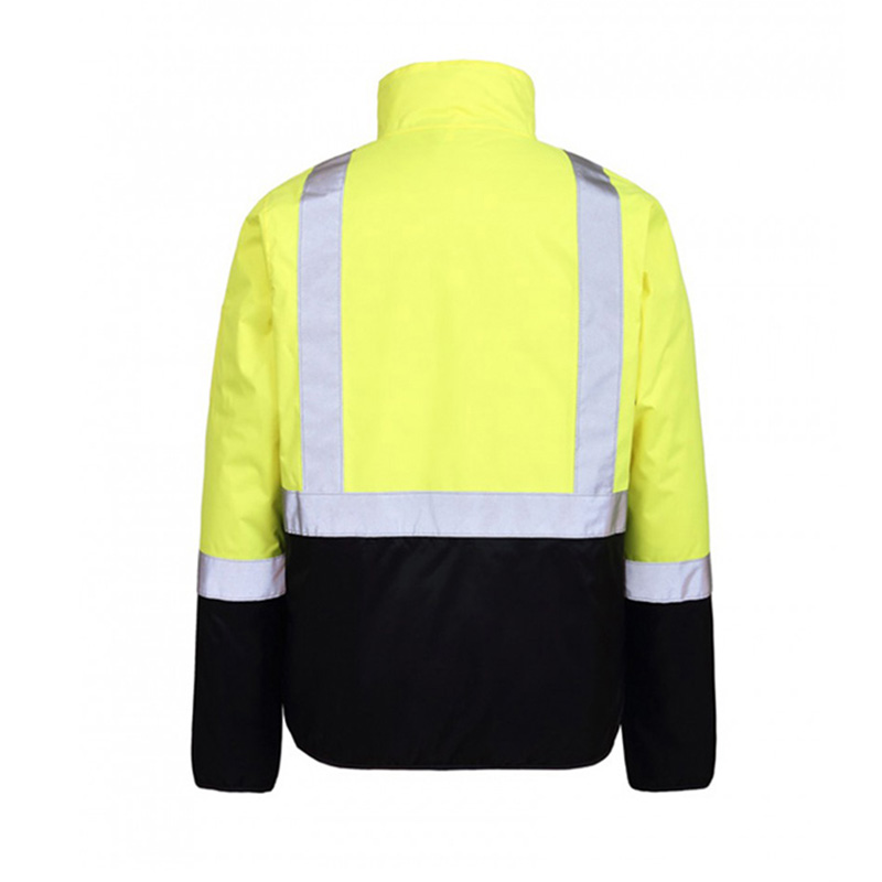 Custom wwaterproof and Hi-visibility Motorway Jacket with Taped Seams