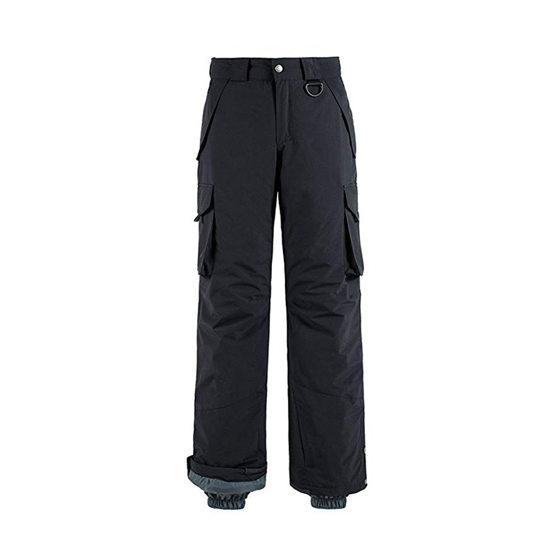 Men's Waterproof Warm Insulated Snow Pants Cargo Pants
