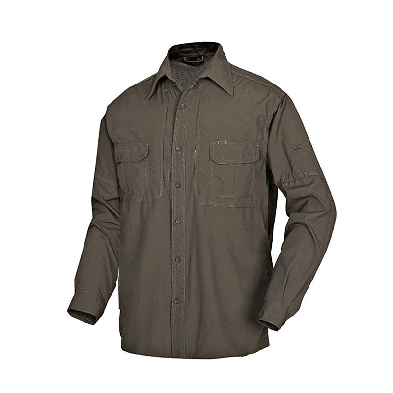 Men's Quick Dry Travel Outdoor Shirts Waterproof Long Roll Sleeves ...