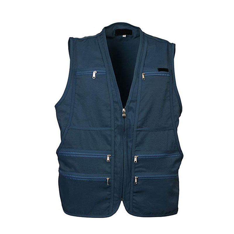 Men's Outdoor Multi Pockets Work Utility Vest Travel Vest Workwear