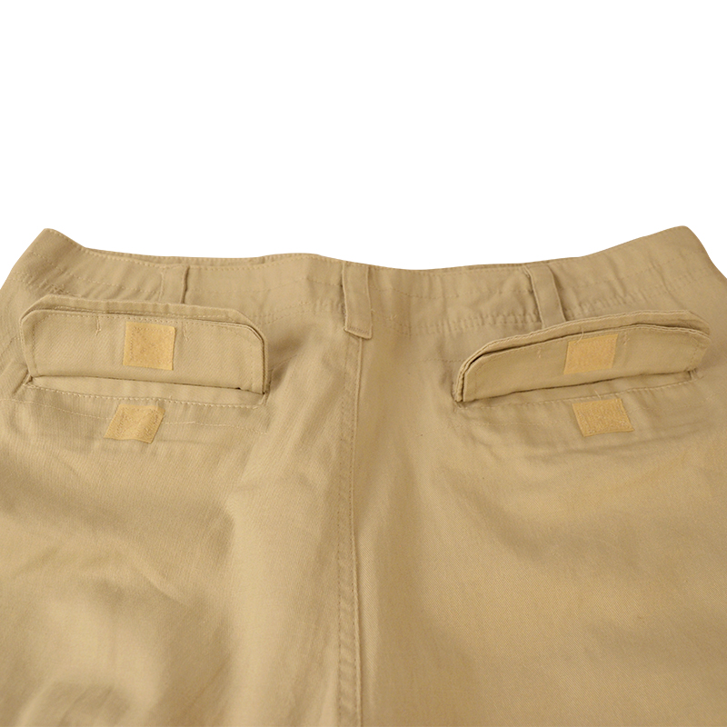 Men Premium Twill Cotton Cargo Relaxed Fit Straight Leg Pant